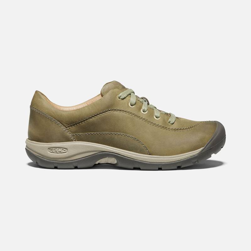 Keen Presidio II Turnschuhe Damen DE-52601 Olive Drab/Mulch - Keen Damenschuhe Olivgrün